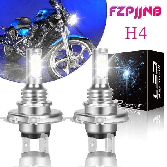 FZPJJNB Stryker XVS13 LED Headlight Bulb 6000K White Automotive Bulb Fits Motorcycle 2 Pack