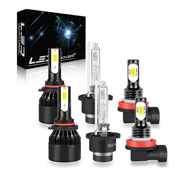 FZPJJNB TL LED D2S 9005 H11 Cool White 6000K Automotive Bulb Fits Acura 6 Pack