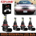 thumbnail image 1 of FZPJJNB for Mercury Grand Marquis 1995-1997 White Led Headlights Bulb High Low Beam,9005+9006,HKB,C33, 1 of 8