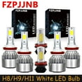 thumbnail image 1 of FZPJJNB for Nissan Altima 2007-2018 Combo LED Headlight High Low + Fog Light bulbs Kit,H8 H9 H11,White,C6,C04, 1 of 18