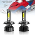 thumbnail image 1 of FZPJJNB for Polaris Fusion 600 2006 Snowmobile snow machine 2X H4 Super LED Headlight Bulbs,C19, 1 of 10