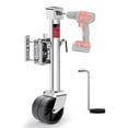thumbnail image 1 of FZZD 2000lbs Trailer Jack with Dual Wheel, 12" Lift, for RV and Boat, 1 of 8