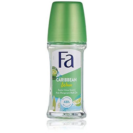 Fa Deodorant 1.7 Ounce Roll-On Caribbean Lemon (50ml)