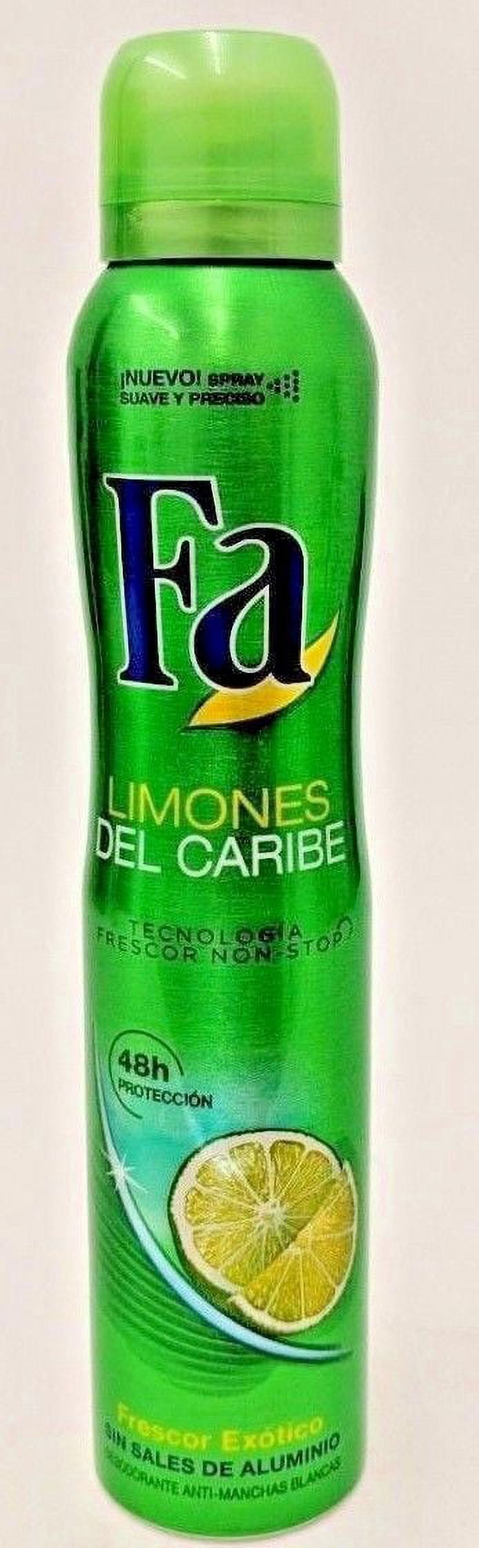 FA Limones Del Caribe Deo Roll-on – 50 Ml, Frischer Duft Für Langanhaltenden Schutz