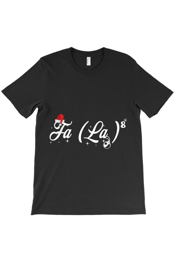 Fa La 8 Funny Christmas Math Nerd Funny Math Teacher Holiday Graphic - Unique Gift Tee, H7186 Unisex T-Shirt, Up to 5XL Available