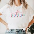 thumbnail image 1 of Fa La La La La Funny Christmas Family Festive Holiday Gift Unisex T-shirt, for men & women, up to size 5XL, 1 of 2