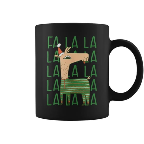 Fa La La La La Llama Christmas Meme Coffee Mugs