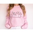 thumbnail image 1 of Fa La La La Mingo Christmas Sweatshirt, Christmas Flamingo Sweater, Women's Holiday Sweatshirt,Funny Christmas Sweater,Pink Flamingo Sweater, 1 of 5