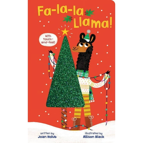 Fa-La-La Llama, (Board Book)