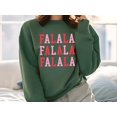 thumbnail image 1 of Fa La La Winter Sweatshirt, Red & Green Shirt All Size S-5Xl, 1 of 5