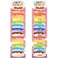 thumbnail image 2 of Birthday Board Classroom Classroom Birthday Chart Poster - 16x24 Inch Reusable Bulletin Board Decor With Confetti Design School Birthday Display 2 of 14