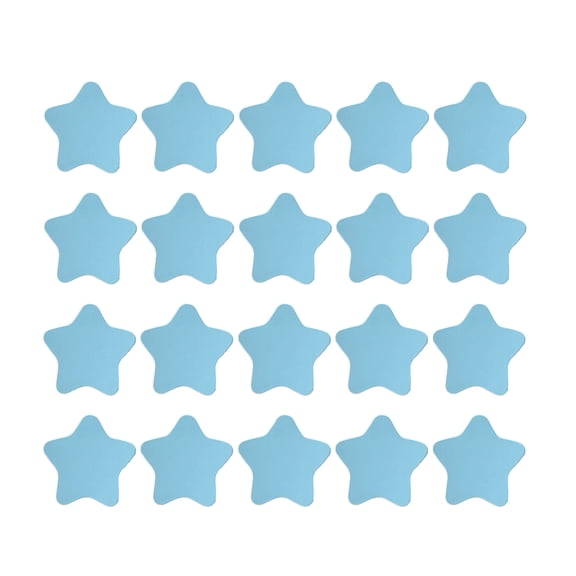 Hevirgo 20Pcs/Set Magnetic Sticker Easy to Apply Multifunctional Multicolor Children's Race Stars Whiteboard Magnet Party Supplies