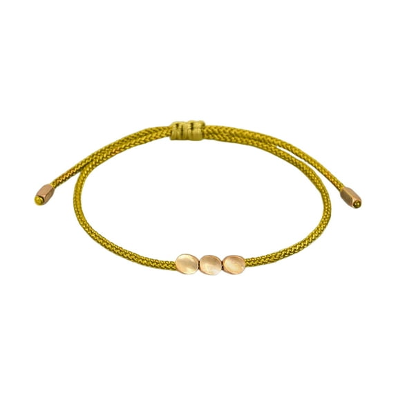 FaLX Handmade Friendship Bracelet with Adjustable Charms for Daily Wear - Unisex Braided Accessory with Ornamental Appeal