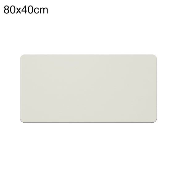 FaLX Mouse Pad Two-sided Use Anti-slip Faux Leather Waterproof Thicken Large Computer Desktop Mice Mat for Home