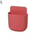 thumbnail image 1 of FaLX Storage Container Free Punch Storage Mobile Phone Holder Wall Mount Remote Control Storage Box for Bedside Table, 1 of 7