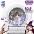 thumbnail image 1 of FaayFian Self Cleaning Litter Box, 65L+9L Large Automatic Litter Box with Wifi APP Control, 1 of 7