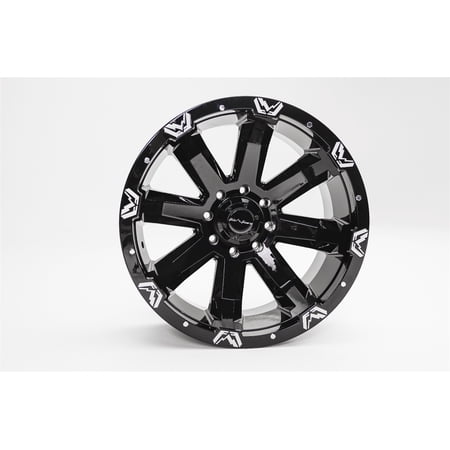 Fab Fours 1710-24270B FF521 Series Black Wheel Fits select: 2000-2019 FORD F250, 2000-2019 FORD F350