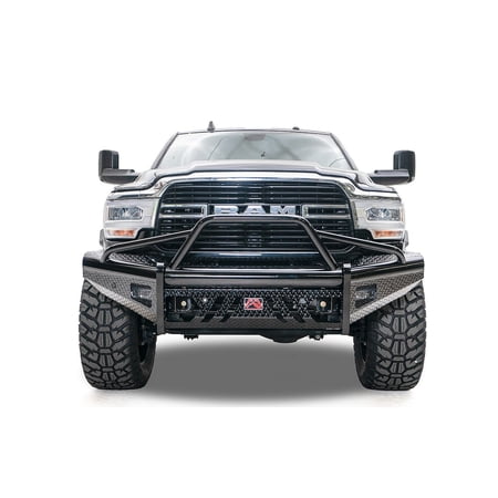 Fab Fours 19-C Ram 2500/3500 Automotive Front Bumper with Pre-Runner Guard, Black