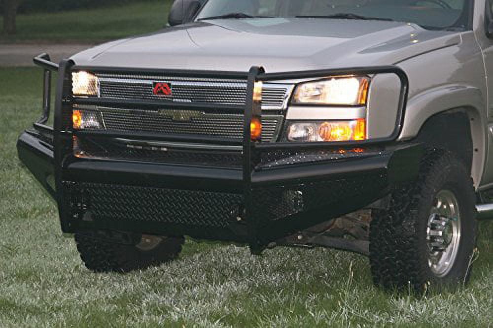 Fab Fours CH05-S1360-1 Black Steel Front Ranch Bumper Fits select: 2003 ...