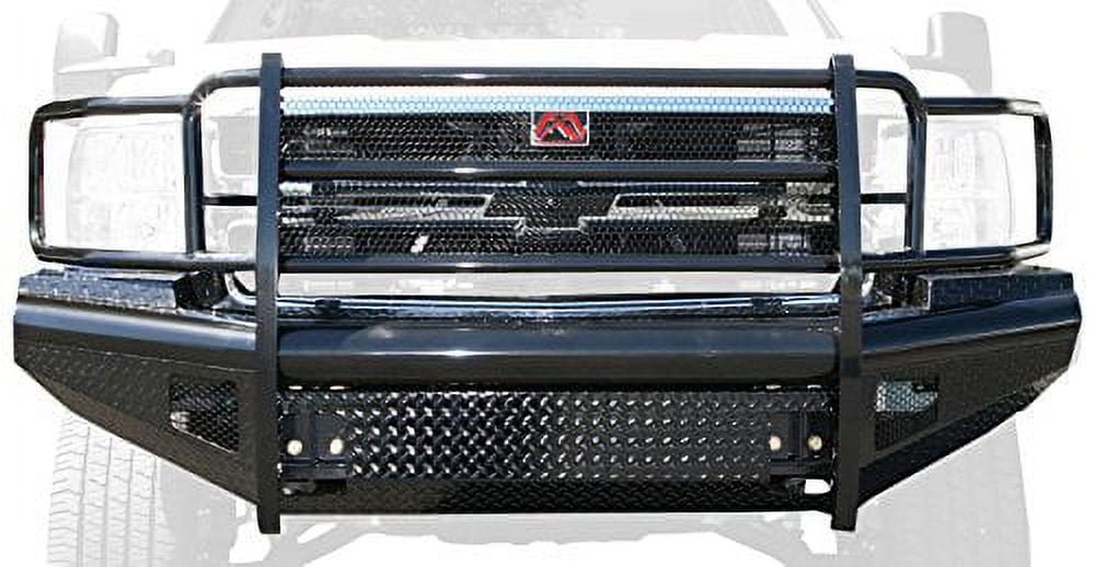 Fab Fours CH08-S2060-1 Black Steel Front Ranch Bumper - Walmart.com