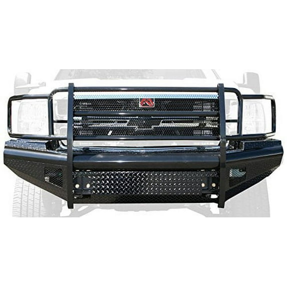 Fab Fours CH08-S2060-1 Black Steel Front Ranch Bumper