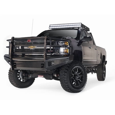 Fab Fours CH14-S3060-1 Black Steel Front Ranch Bumper