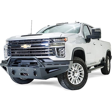 Fab Fours Ch20 Rs4962 1 Red Steel Front Bumper Fits select: 2020-2023 CHEVROLET SILVERADO