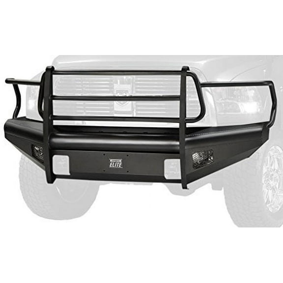 Fab Fours DR10-Q2960-1 Elite Front Bumper Fits select: 2014-2018 RAM 2500, 2015 RAM 1500 SLT