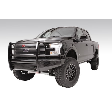 Fab Fours FF09-K1960-1 Black Steel Front Ranch Bumper Fits 09-14 F-150