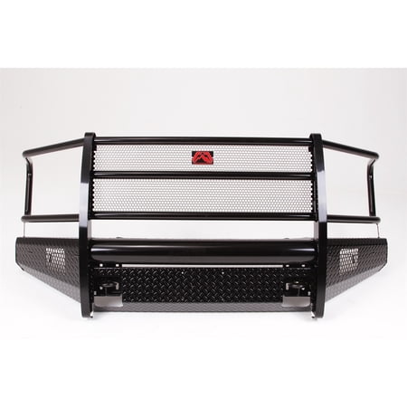 Fab Fours FF15-K3250-1 Black Steel Front Bumper Fits 15-17 F-150 Fits select: 2015-2016,2017 FORD F150