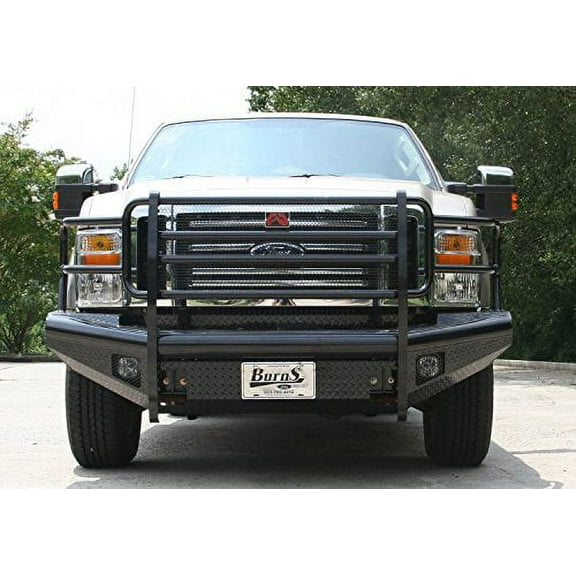 Fab Fours FS11-S2560-1 Black Steel Front Ranch Bumper 2015 Ford F-250 Super Duty