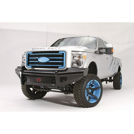 Fab Fours FS11-S2561-1 Black Steel Front Ranch Bumper; 2 Stage Black Powder Coated; w/o Full Grill Guard; Incl. Light Cut-Outs; Fits select: 2011,2013-2016 FORD F250