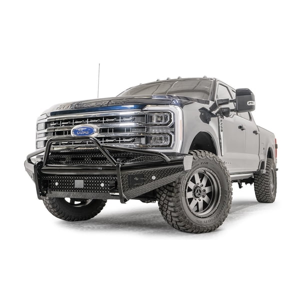 Fab Fours FS23-S5962-1 Black Steel BUMPER TRUCK FRONT