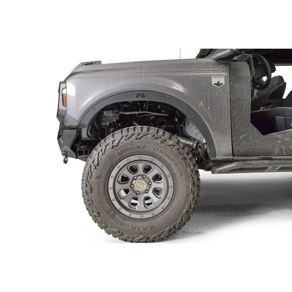 Fab Fours Fb2002 1 Fender Flare Fits 21 22 Fits/For Bronco Fits select: 2021-2023 FORD BRONCO