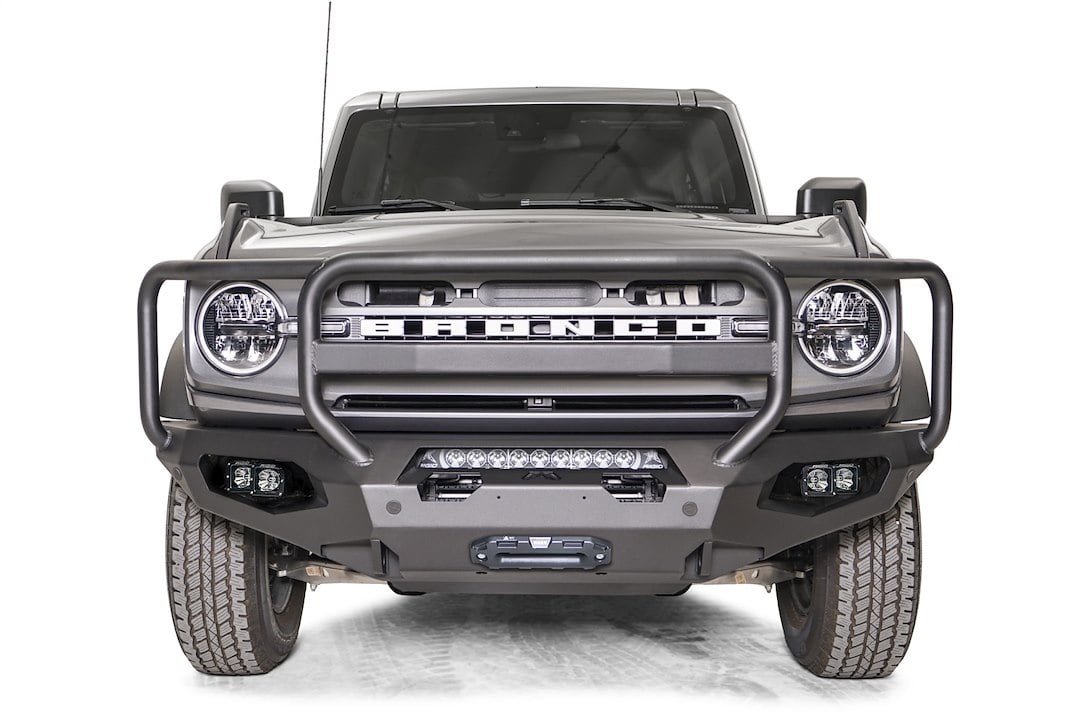 Fab Fours Fb21 X5252 1 Matrix Front Bumper Fits 21 22 Bronco Fits select: 2021,2023 FORD BRONCO