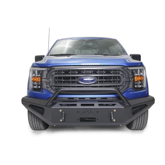 Fab Fours Ff21 Rs5162 1 Red Steel Front Bumper Fits 21 22 Fits/For F 150 Fits select: 2022 FORD F150, 2021 FORD F150 SUPER CAB
