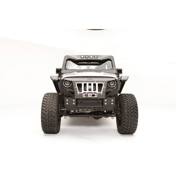 Fab Fours GR1005-1 Grumper Crash Bar; 2 Stage Black Powder Coated;