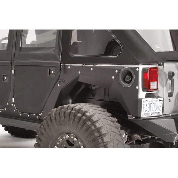 Fab Fours JK1001-1 Fender; Rear; Pair; Powdercoated;