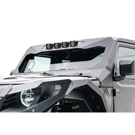 Fab Fours JL3021-1 ViCowl 4 Light Insert for 2018 Jeep Wrangler (JL)
