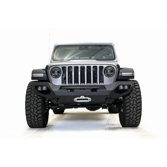 Fab Fours Jl18 X4651 1 Matrix Front Bumper Fits 18 22 Fits/For Gladiator Fits select: 2021 JEEP WRANGLER UNLIMITED RUBICON, 2020 JEEP GLADIATOR SPORT