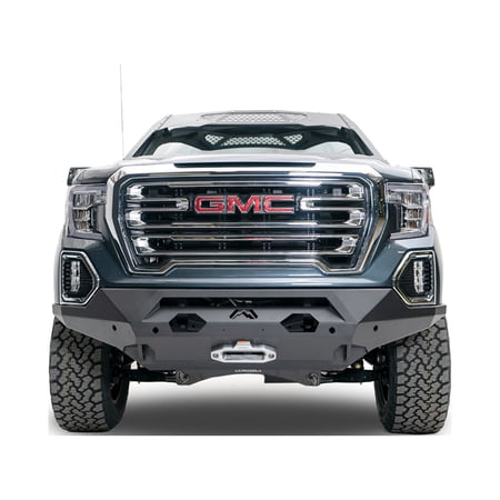 Fab Fours Matrix Front Bumper (Black) - GS19-X3951-1 Fits select: 2019-2022 GMC SIERRA, 2022 GMC SIERRA LIMITED