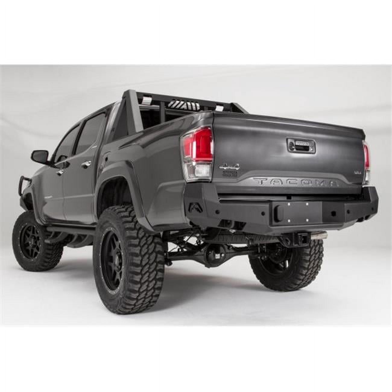 Fab Fours  Rear Bumper for 16-17 Tacoma - Matte Black