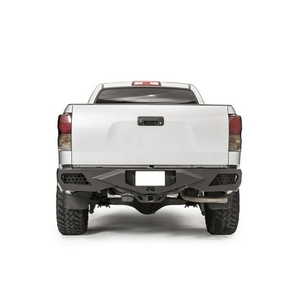 Fab Fours TT07-E1550-1 Vengeance Rear Bumper; 2 Stage Black Powder Coated; Fits select: 2007-2009,2013 TOYOTA TUNDRA