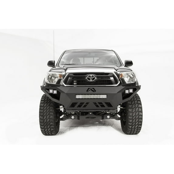 Fab Fours TT12-D1651-1 Vengeance Front Bumper; 2 Stage Black Powder Coated; No Guard;