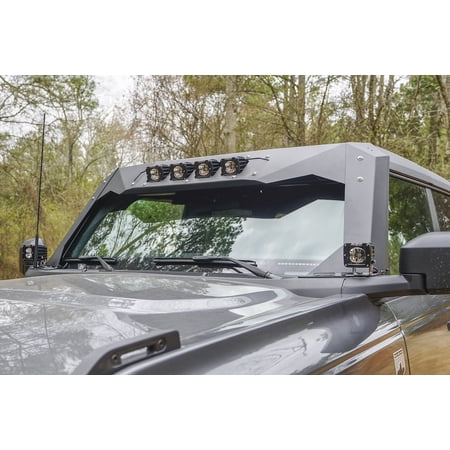 Fab Fours VC52001 ViCowl Windshield Protection for 2021-2022 Ford Bronco, Black