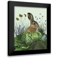 thumbnail image 1 of Fab Funky 12x14 Black Modern Framed Museum Art Print Titled - Cabbage Patch Rabbit 3, 1 of 5