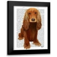 thumbnail image 1 of Fab Funky 12x14 Black Modern Framed Museum Art Print Titled - Cocker Spaniel Plain, 1 of 5