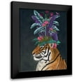 thumbnail image 1 of Fab Funky 12x14 Black Modern Framed Museum Art Print Titled - Hot House Tiger 2, 1 of 5