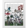 thumbnail image 1 of Fab Funky 12x14 White Modern Wood Framed Museum Art Print Titled - Wildflower Bloom, Rabbit Book Print, 1 of 4