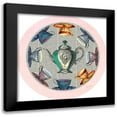 thumbnail image 1 of Fab Funky 15x15 Black Modern Framed Museum Art Print Titled - A Spot of Tea Collection G, 1 of 5